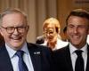 Anthony Albanese swoons over French president Emmanuel Macron on another ... trends now