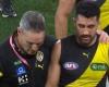 AFL set to investigate after fan touches Marlion Pickett over the fence at ...