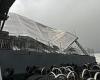 sport news Brazilian Grand Prix: Grandstand roof at Interlagos COLLAPSES as violent storms ... trends now