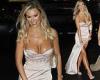 Christine McGuinness narrowly avoids wardrobe malfunction in her busty silk ... trends now