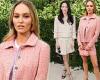 Lily-Rose Depp and Riley Keough dazzle in Chanel tweed blazer and skirt for the ... trends now