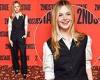 Elle Fanning opts for a classic preppy look as she poses at a photo call to ... trends now