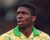 sport news MY FAVOURITE SHIRT - EFAN EKOKU: Norwich's third jersey from 1993-94... I loved ... trends now