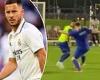 sport news Fans react as Eden Hazard stuns influencer team-mates in training for charity ... trends now