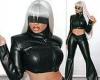 Megan Thee Stallion flashes her toned tummy in black leather crop top and rocks ... trends now