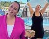 Tennis pro Jelena Dokic flaunts her figure in a black swimsuit as she shares ... trends now