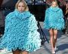Kate Moss's daughter Lila, 21, puts on a leggy display in bizarre blue knitted ... trends now