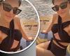 Michelle Keegan flashes her washboard abs in a cut-out swimsuit as she shares a ... trends now