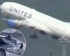 Terrifying moment wheel falls of United airplane taking off from San Francisco ... trends now