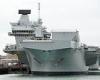 Royal Navy's flagship £3bn warship HMS Queen Elizabeth catches fire trends now