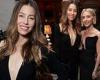 Jessica Biel puts on a sexy display in a plunging black gown as she is joined ... trends now