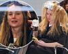 Jennifer Lawrence enjoys a pampering session at the hair salon as she gets her ... trends now