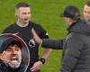 sport news Jurgen Klopp furiously confronts referee Michael Oliver after denying Liverpool ... trends now