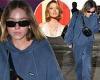 Sydney Sweeney goes casual with blue Miu Miu sweats for flight out of LA with ... trends now