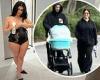 Kourtney Kardashian pumps breast milk in sexy black lace lingerie while giving ... trends now