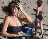 Helena Christensen, 55, showcases her supermodel figure in a black swimsuit ... trends now