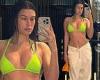 Hailey Bieber is unbothered as she posts sexy selfie in neon bikini after Kanye ... trends now