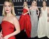 Mckenna Grace stuns in vibrant red gown alongside Emily Alyn Lind and Carrie ... trends now
