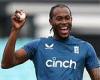 sport news England fast bowler Jofra Archer breaks stump and stuns Sussex team-mates with ... trends now