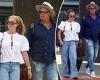 Matthew Hayden and daughter Grace arrive at Perth Airport ahead of the Crab ... trends now
