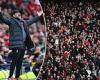 sport news Police confirm arrest after Manchester United supporters heard singing tragedy ... trends now