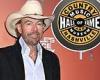 Toby Keith gets inducted into the Country Music Hall of Fame just weeks after ... trends now