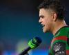 Latrell urges people to 'move on' from swearing controversy as NRL boss rejects ...