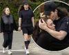 Newlyweds Kat Dennings and Andrew W.K. embrace during casual stroll in their LA ... trends now