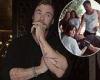 Chris Hemsworth holds his best mate Matt Damon's hand as they get tattoos ... trends now