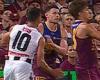 sport news Shocking moment footy star strikes rival during heated contest... but will he ... trends now