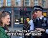 Serious questions for the Met after Swastika row at pro-Palestine protest as it ... trends now