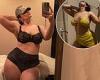 Ashley Graham poses up a storm in lacy black lingerie as she returns from sunny ... trends now