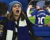 Cara Delevingne puts on an animated display as she cheers Chelsea FC to victory ... trends now