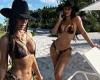 Kim Kardashian works bikini and cowboy hat during getaway to Turks and Caicos - ... trends now