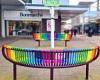 Shopping centre unveils rainbow-coloured 'buddy' benches to combat loneliness - ... trends now