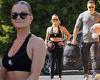 Joe Manganiello's girlfriend Caitlin O'Connor flashes her abs in a black sports ... trends now