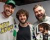 sport news Travis and Jason Kelce welcome rapper Lil Dicky to 'New Heights' as the star of ... trends now