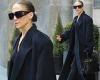 Makeup-free Jennifer Lopez looks chic in all black while leaving her New York ... trends now