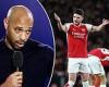 sport news Thierry Henry blames Declan Rice for Bayern Munich's opener at the Emirates - ... trends now