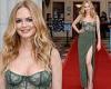 Heather Graham, 54, is youthfully luminous in see-through lace corset as she ... trends now