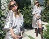 Lala Kent cradles blossoming bump in wrap dress as she thanks sperm bank after ... trends now