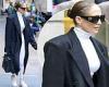 Jennifer Lopez dons $315 sunglasses as she totes Birkin bag out of NYC hotel... ... trends now