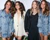 Brooke Burke, 52, poses with her mini-me daughters Sierra Sky, 22, and Heaven ... trends now