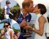 Meghan Markle plants passionate kiss on Prince Harry as she presents him with ... trends now