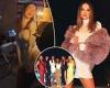 Supermodel Alessandra Ambrosio shows off her incredible legs in dazzling mini ... trends now
