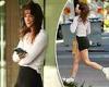 Gossip Girl star Leighton Meester dons short shorts as she dashes to pick up ... trends now