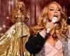 Mariah Carey kicks off Celebration of Mimi Live residency in stunning gold ... trends now