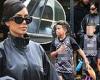 Kim Kardashian dons sporty Balenciaga outfit as she and ex Kanye West support ... trends now