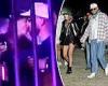 Taylor Swift and Travis Kelce pack on the PDA with a romantic KISS at Neon ... trends now