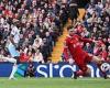 sport news Fans heap praise on stunning goal-line clearance from Andy Robertson against ... trends now
